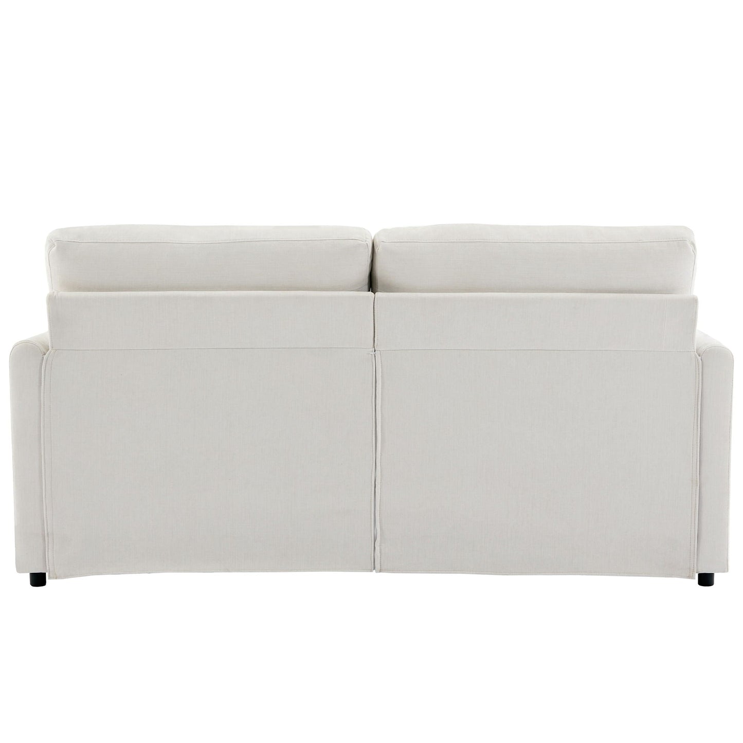 Cozy Upholstered Cushion Loveseat Sofa For Living Room
