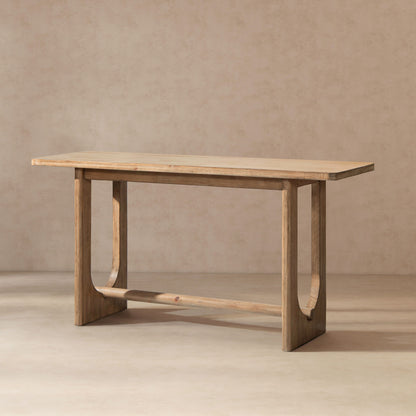 Turnkey - Trestle Console Table - Antique Brown