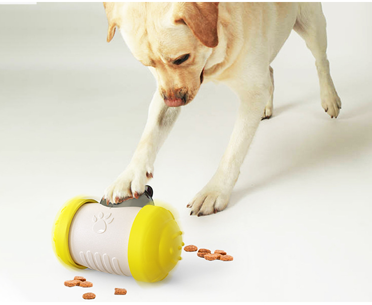 Funny Dog Treat Leaking Wheel Toy - Interactive Play for Dogs, Puppies, and Cats