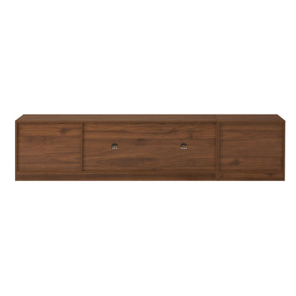 TV Stand, Media Console With Adjustable Shelves - Walnut