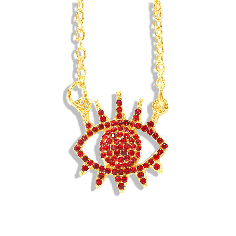New Stylish charming Protection Jewelry | Mythical Eye Amulet with Pave Crystal Inlay For Women