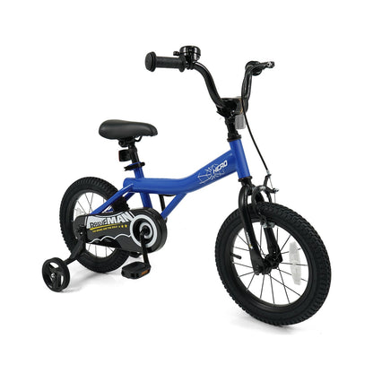 Kids Bike 14-Inch with Removable Training Wheels Navy
