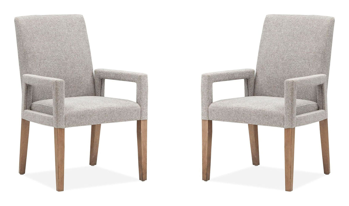 Lindon - Dining Arm Chair With Upholstered Seat & Back (Set of 2)