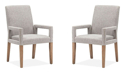 Lindon - Dining Arm Chair With Upholstered Seat & Back (Set of 2)