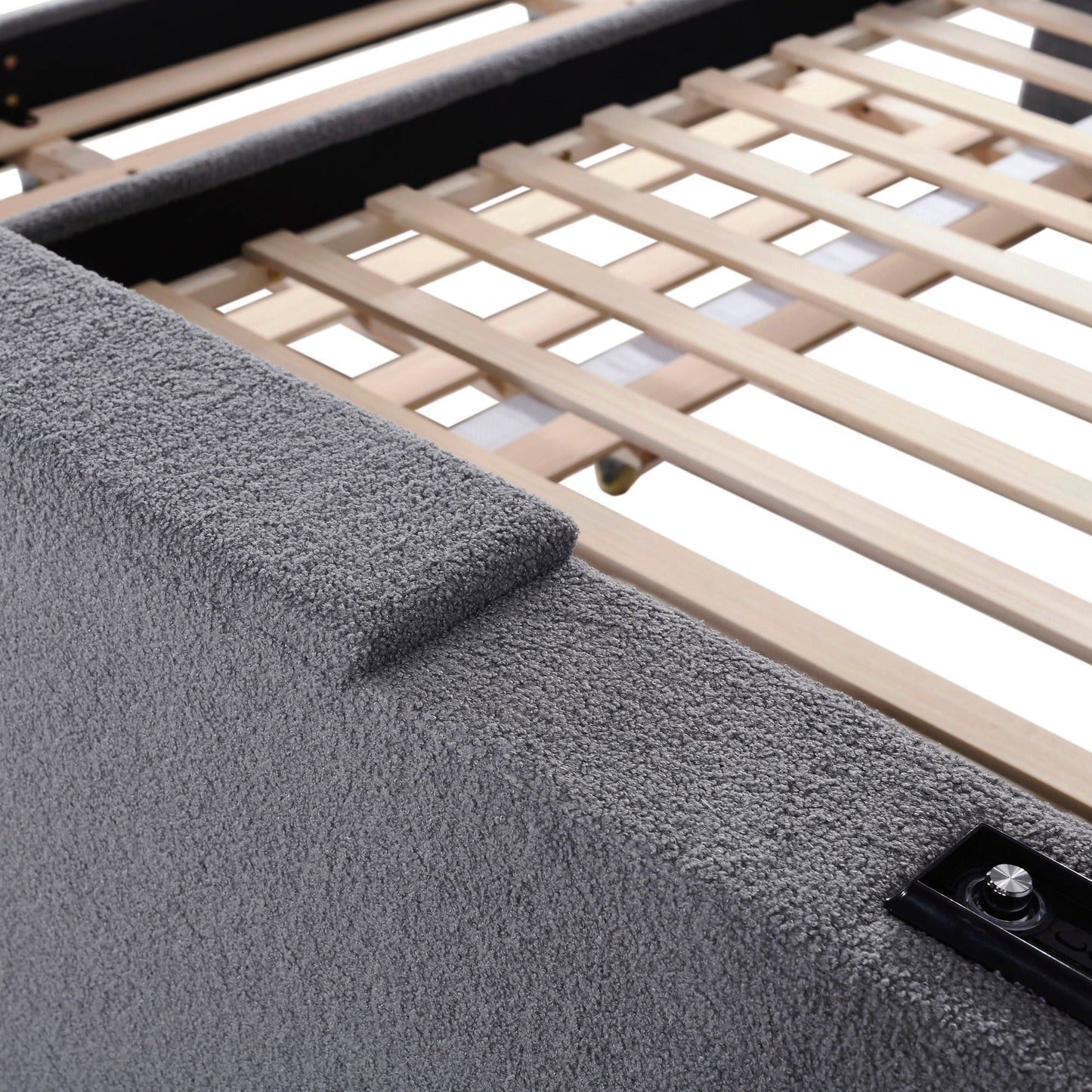 Upholstered Daybed With Storage Armrests, Trundle And Latest Integrated tooth Audio System