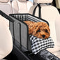 Dog Car Seat Console Booster 11lbs Anti-collapse Center Seat With Soft Cushion & Safety Belt. Portable Carrier For Small Pets. Fits Car Console