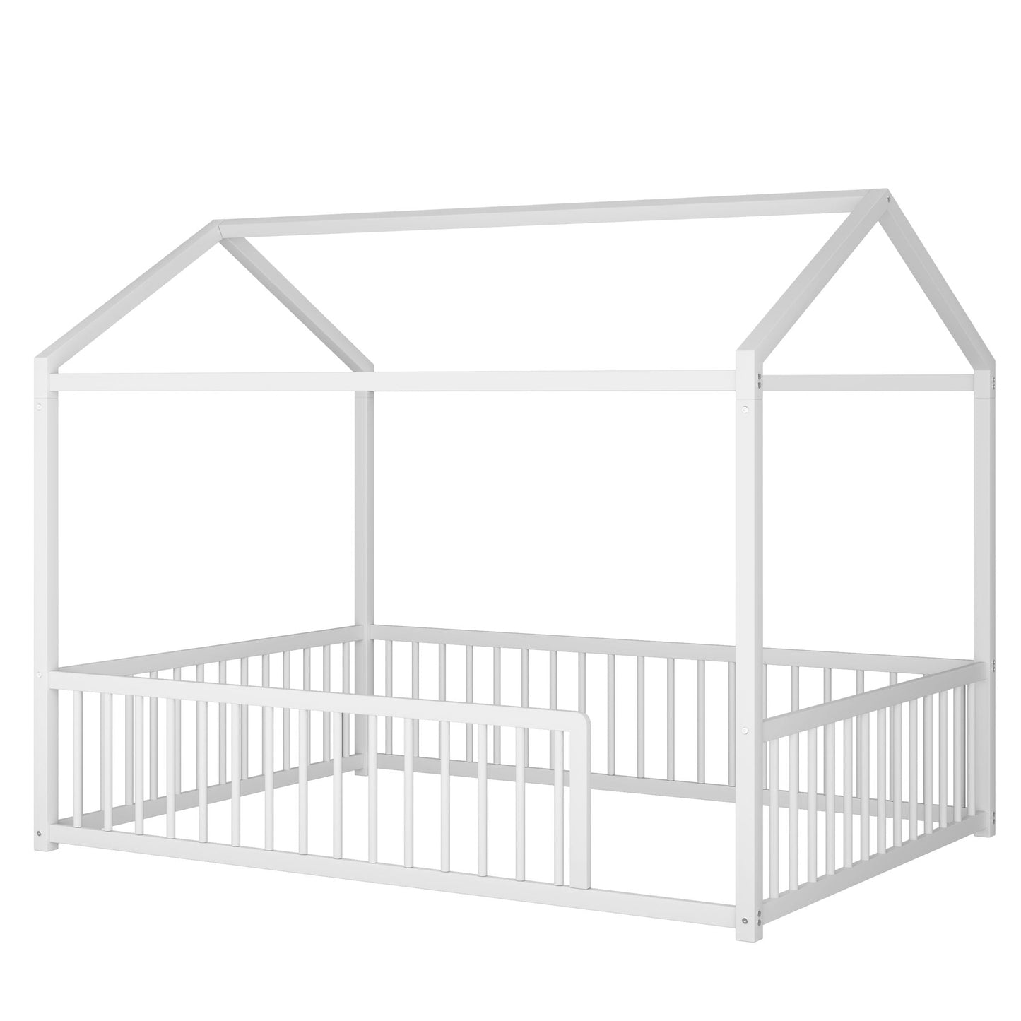 Montessori Floor Bed Frame With House Shape