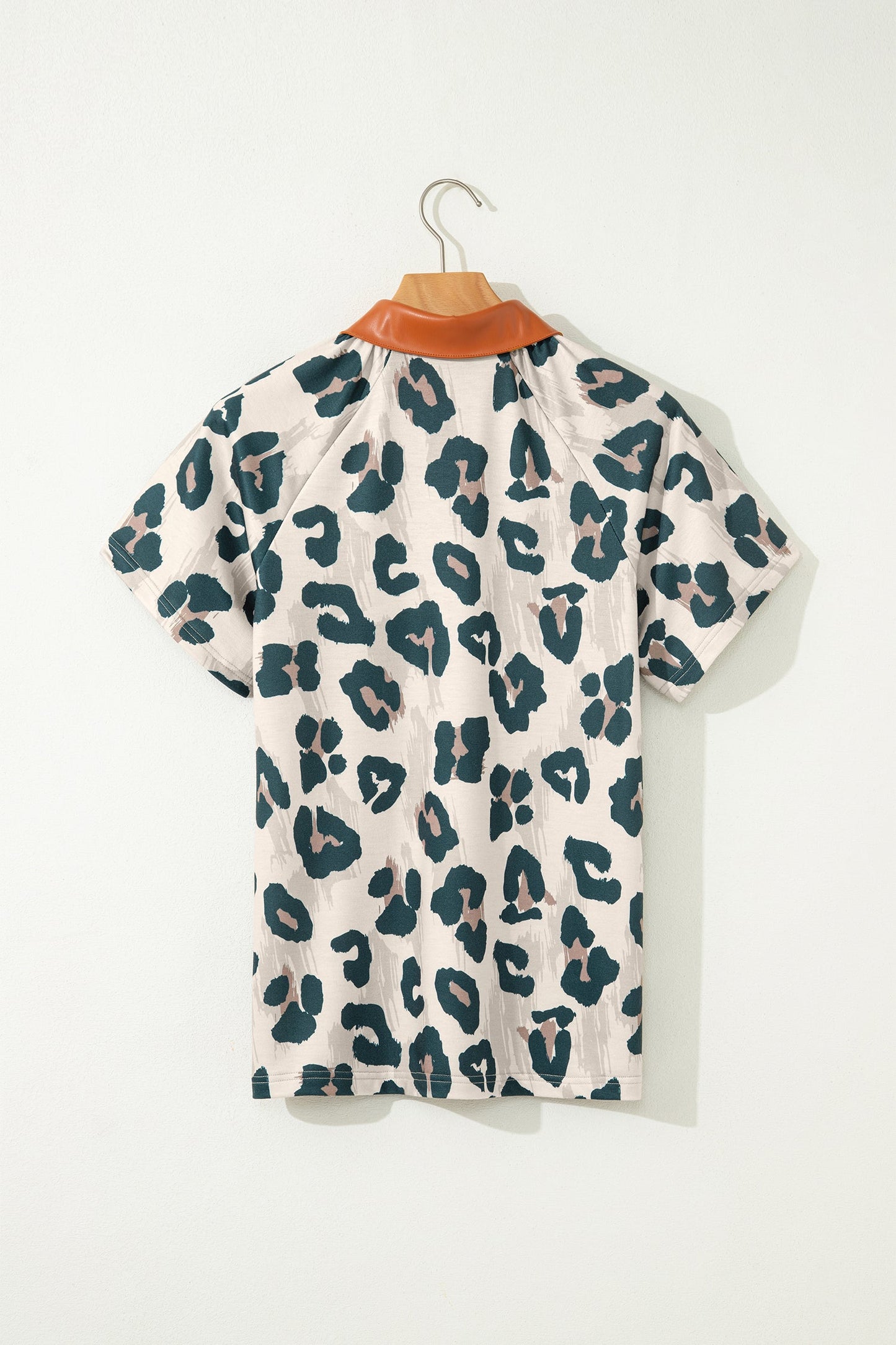 Madelynn Collared Short Sleeve Blouse