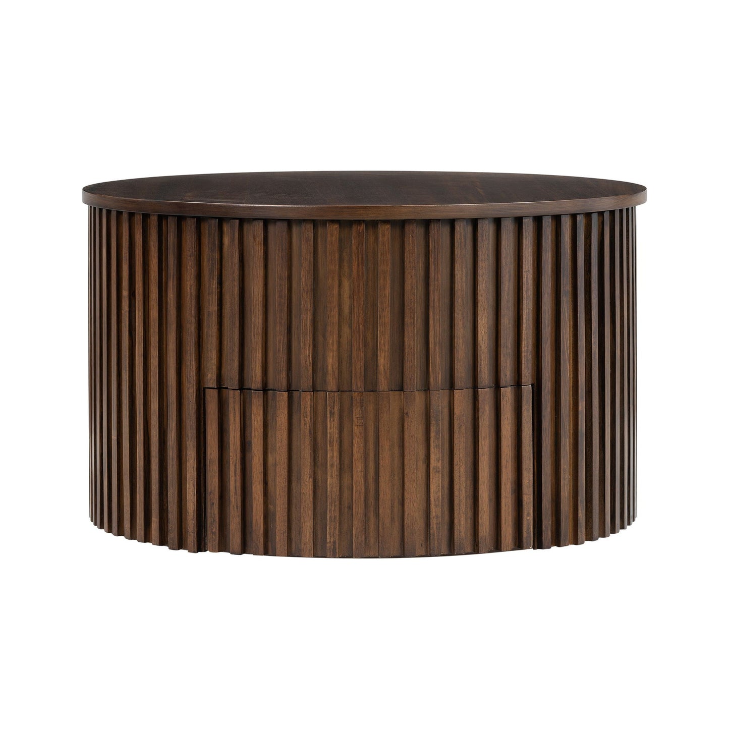 Round Lift Top Coffee Table With Hidden Storage For Living Room