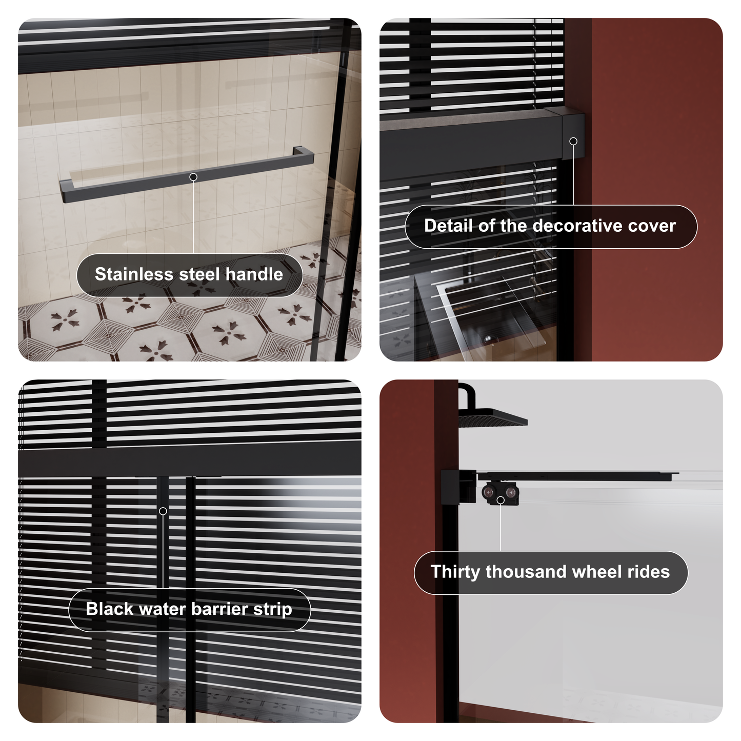 Spacious 60x72 Inch Frameless Shower Door