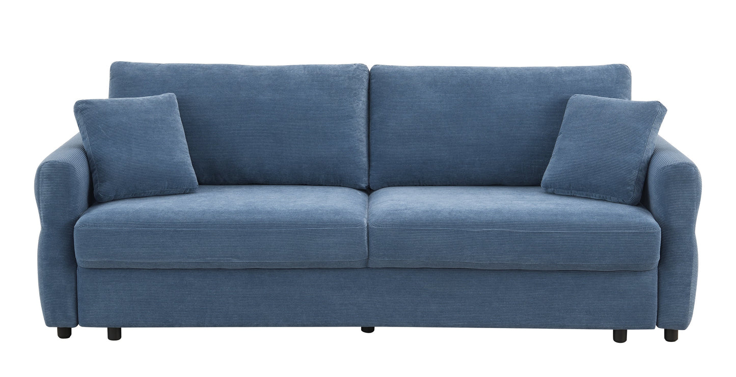 Haran Fabric Pull-Out Sleeper with Storage