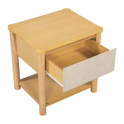 Wood Nightstand Set of 2