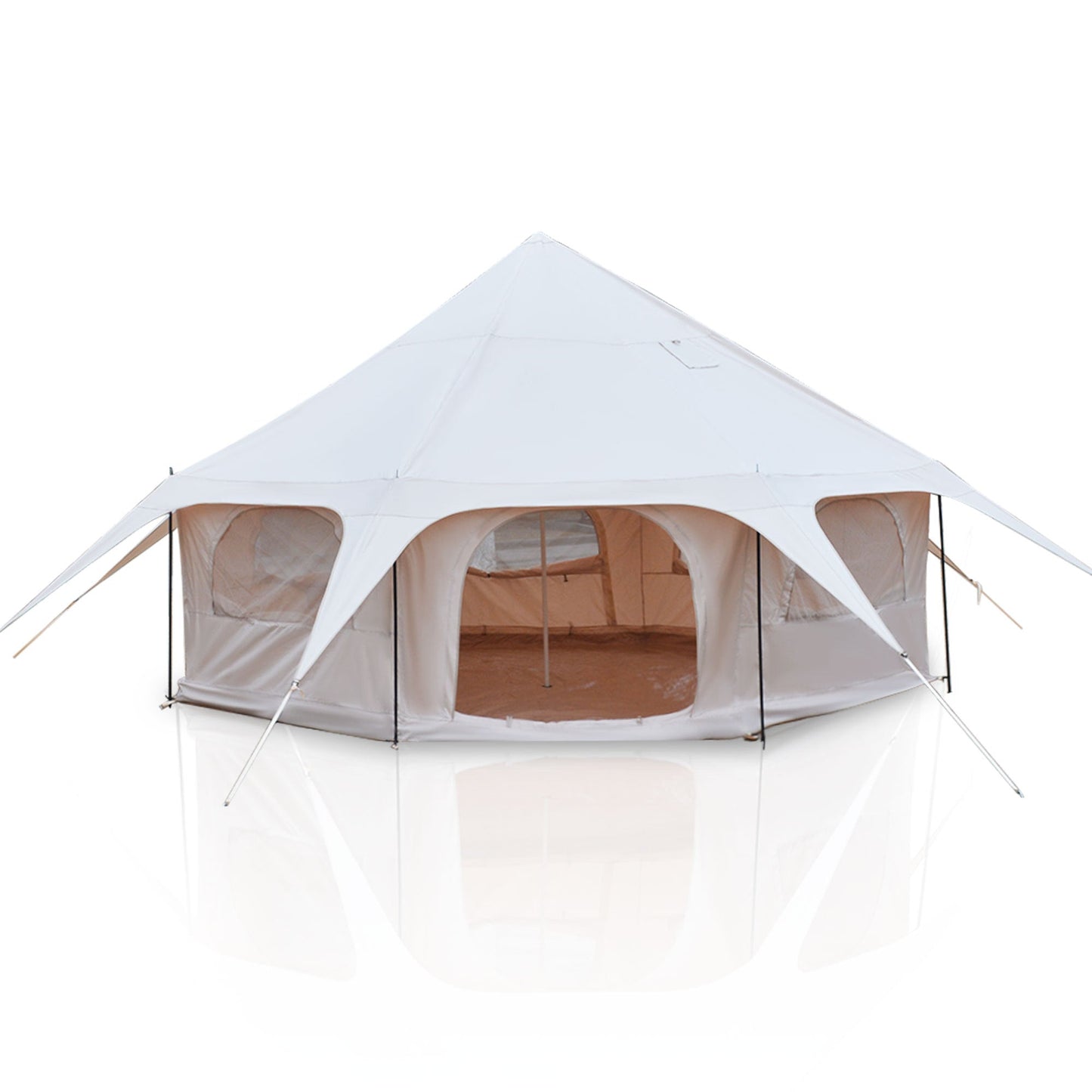600D Oxford Bell Tent 14.8ft x 9.2ft with Stove Jack