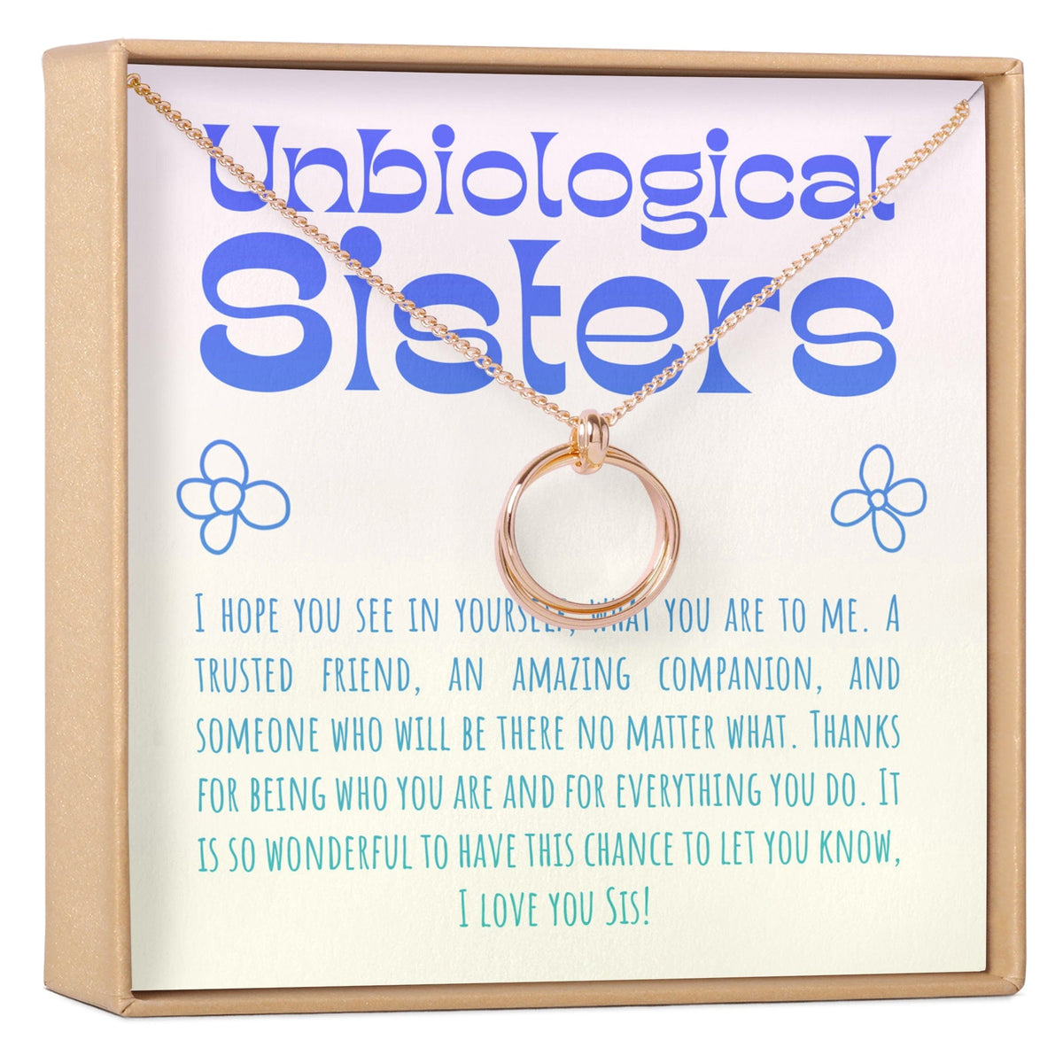 Unbiological Sisters Necklace, Multiple Styles