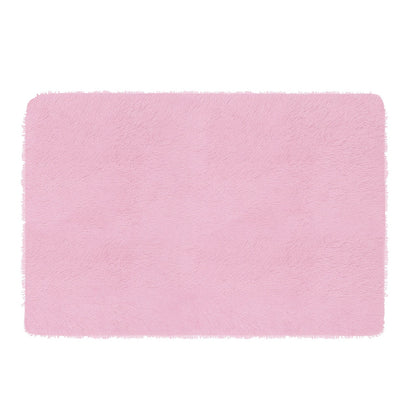 Fluffy Bedroom Rug 4Õ x 2.6Õ Anti-Skid Shaggy Area Rug Decorative Floor Carpet Mat for Nursery Bedroom Living Room