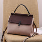 Trend large-capacity purse genuine leather shoulder bag tote crossbody