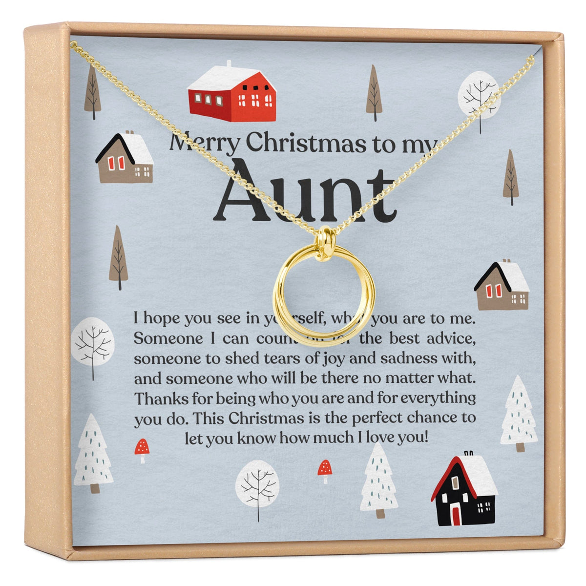 Christmas Gift for Aunt Necklace, Multiple Styles