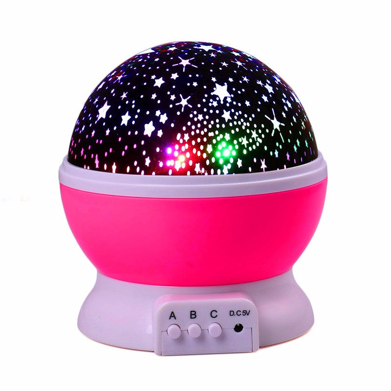 FlipStylez™ Celestial Pearl Multi-Mode Smart Projector | 360° Rotating Starry Sky Projector & Night Light with 6 Projection Films