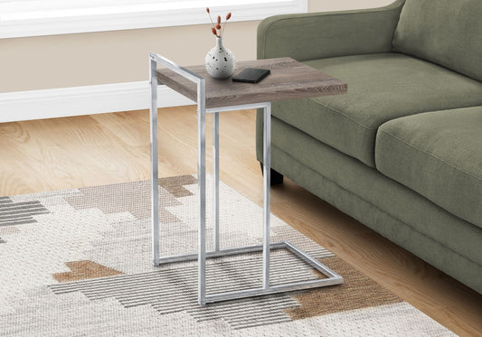 C-Shaped Accent Table, Contemporary & Modern