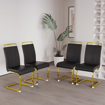 Side Dining Room Chair, Padded Seat High Back