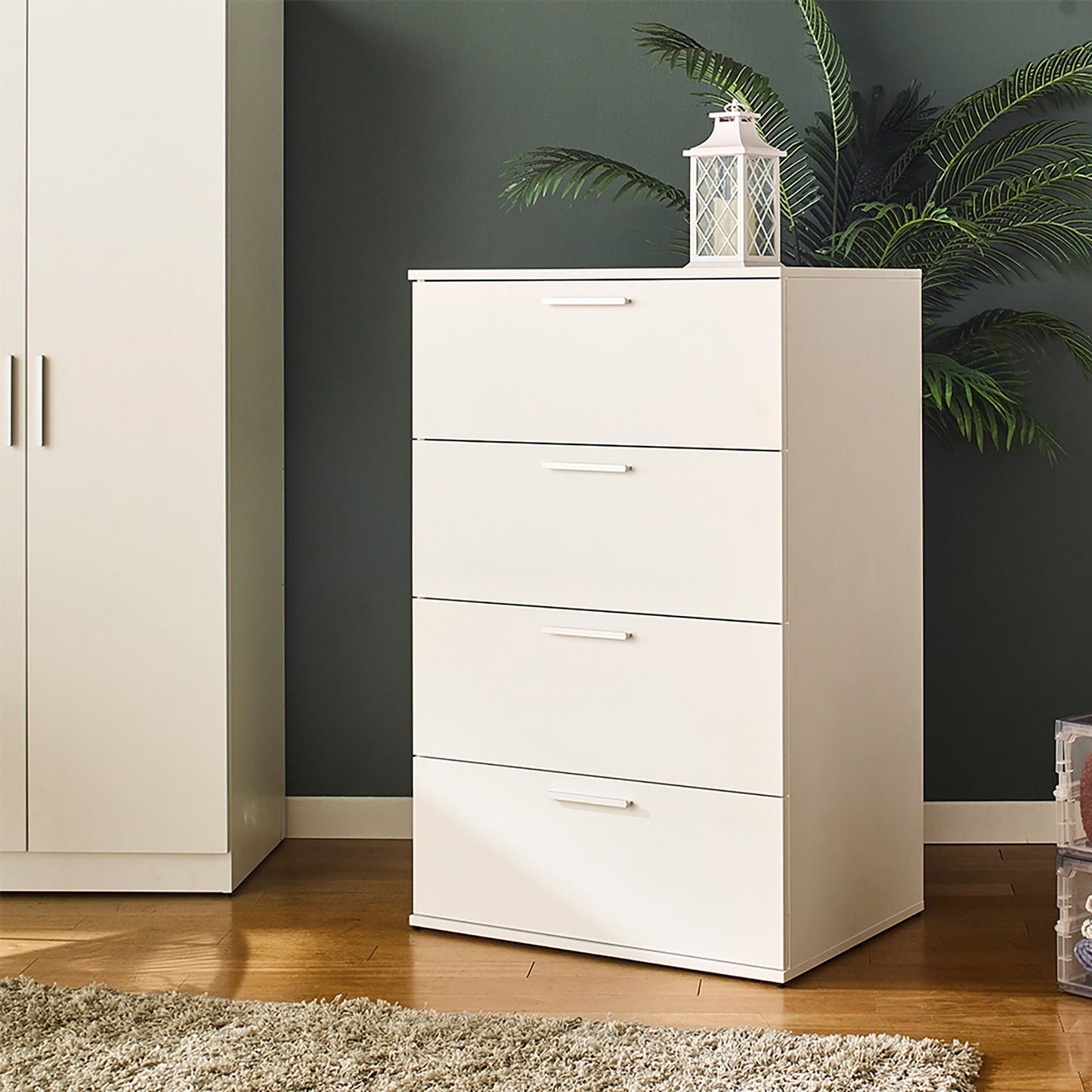 Oliver - Farmhouse Jumbo Chest With 4 Drawer Storage
