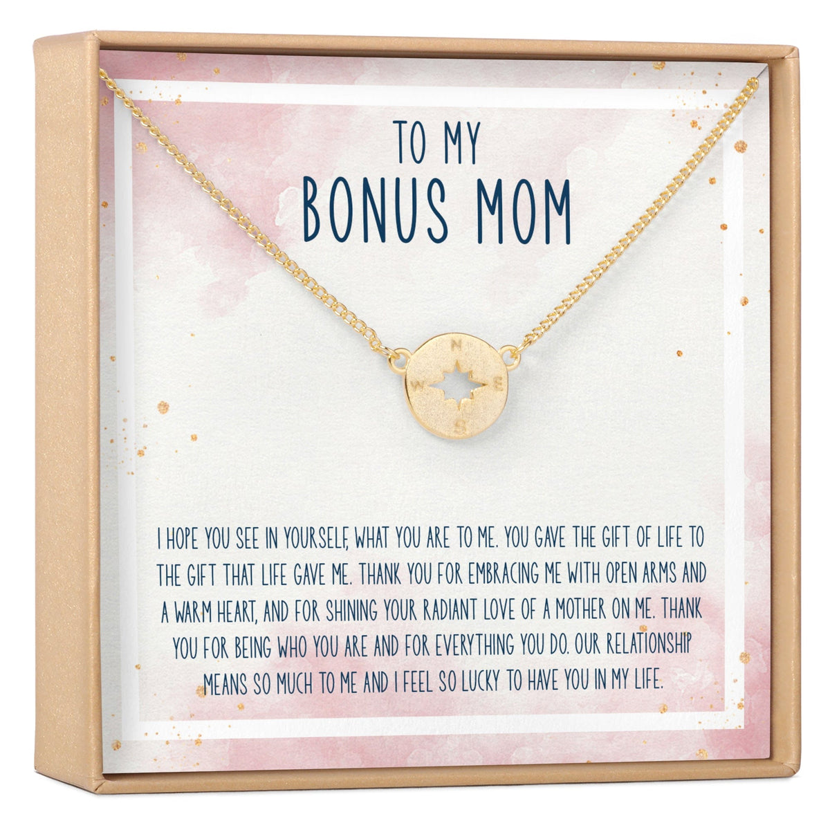 Bonus Mom Necklace, Multiple Styles