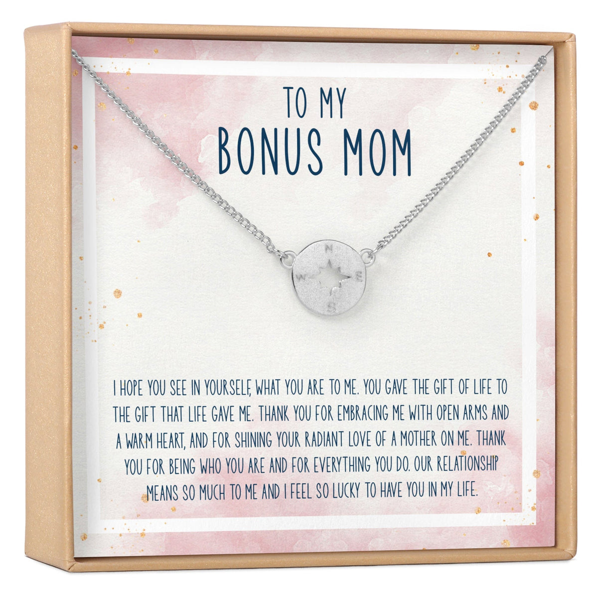 Bonus Mom Necklace, Multiple Styles