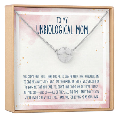 Unbiological Mom Necklace, Multiple Styles