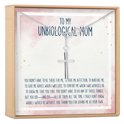 Unbiological Mom Necklace, Multiple Styles