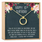 10th Birthday Gift Necklace, Multiple Styles