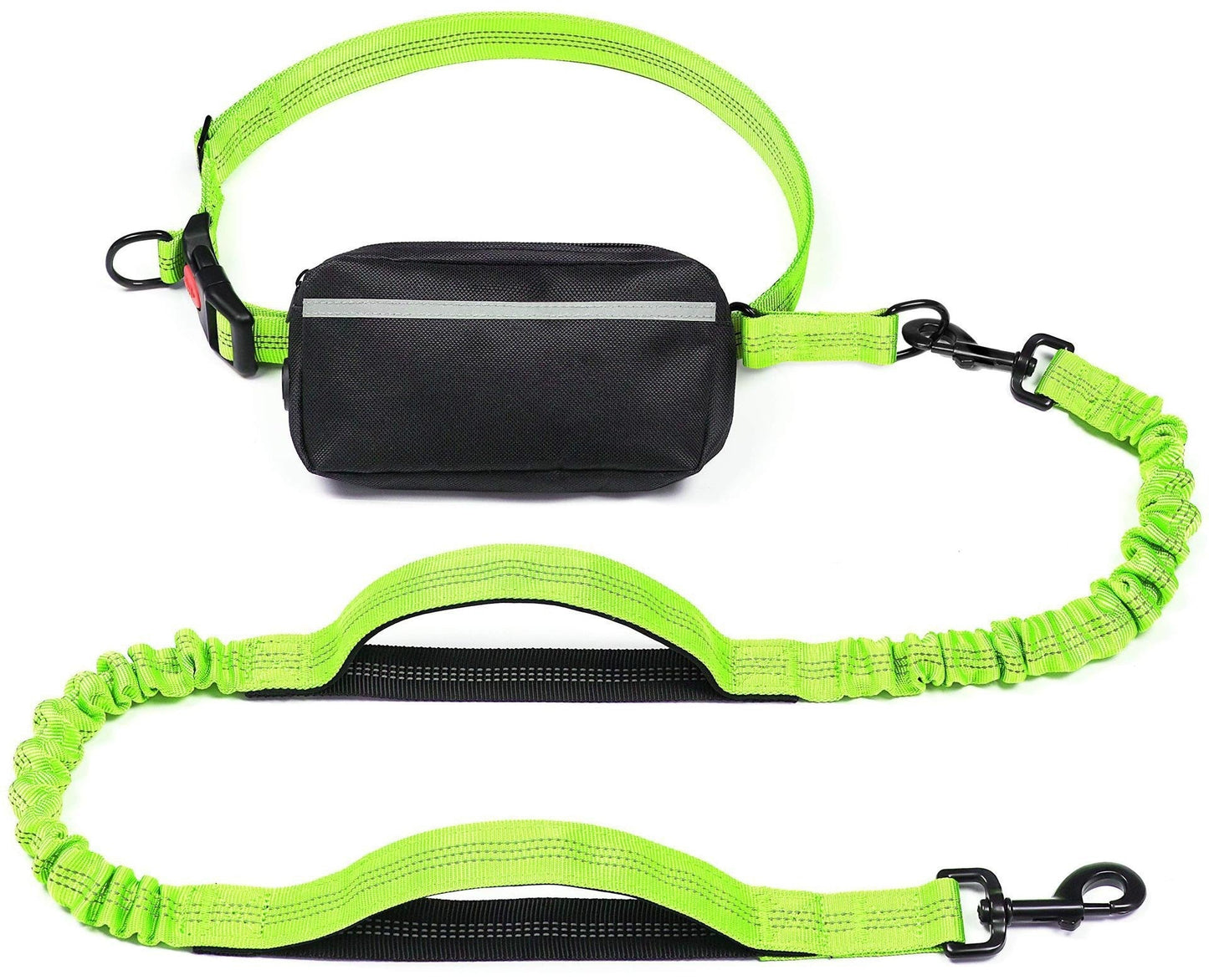 2025 Cross-Border Hot-Selling Multifunctional Dog Leash Waist Bag Pet Set For Walking And Running, Nylon Reflective Traction Rope