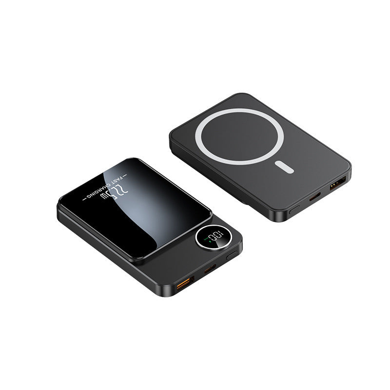 Ultra-thin Magnetic Wireless Power Bank Fast Charging Mobile Power Supply