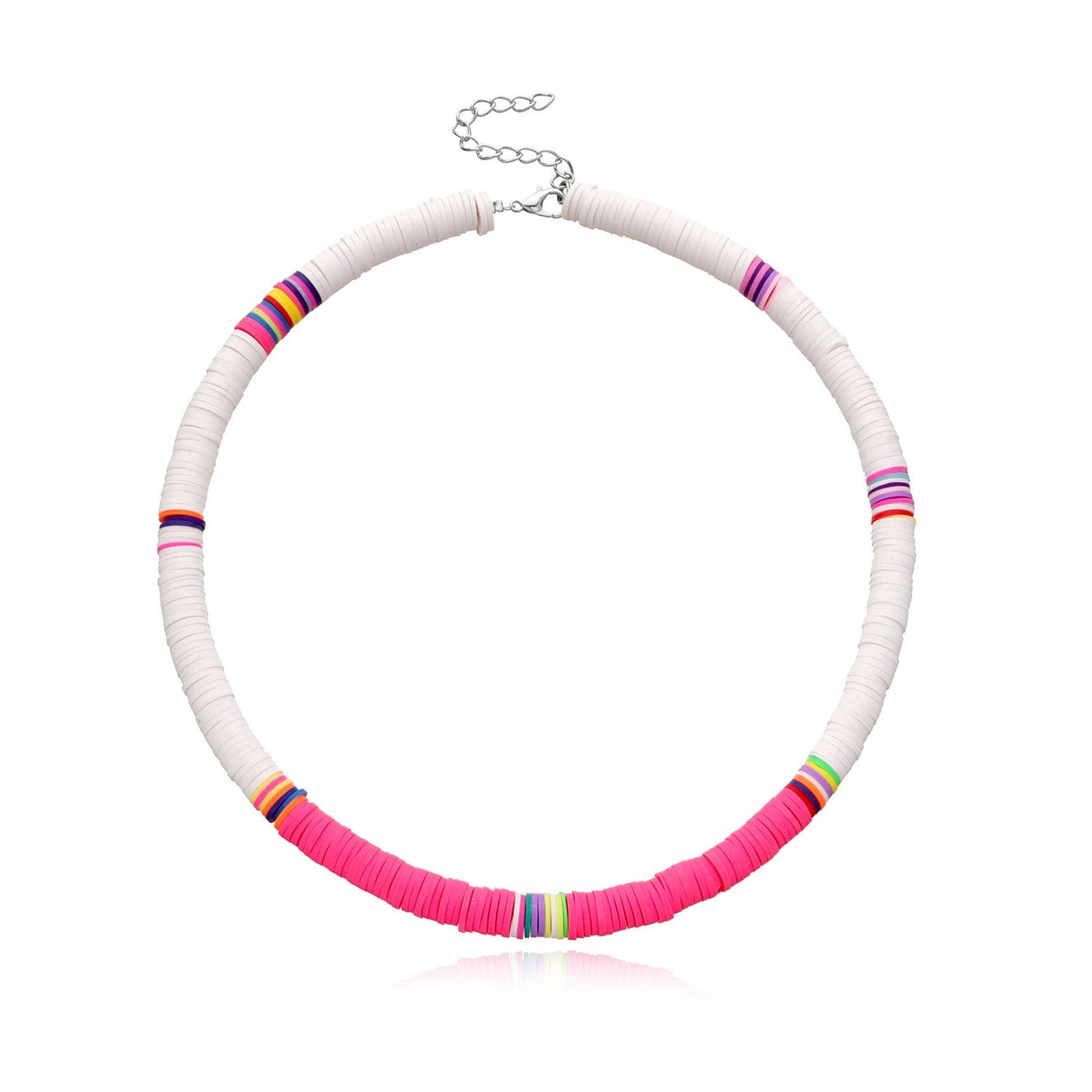 Disc Surfer Choker Beach Collar Necklace