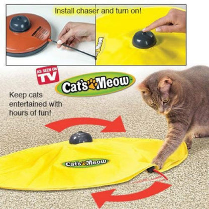 Pet Rotating Toy To Relieve Boredom Electric Funny Cat Turntable