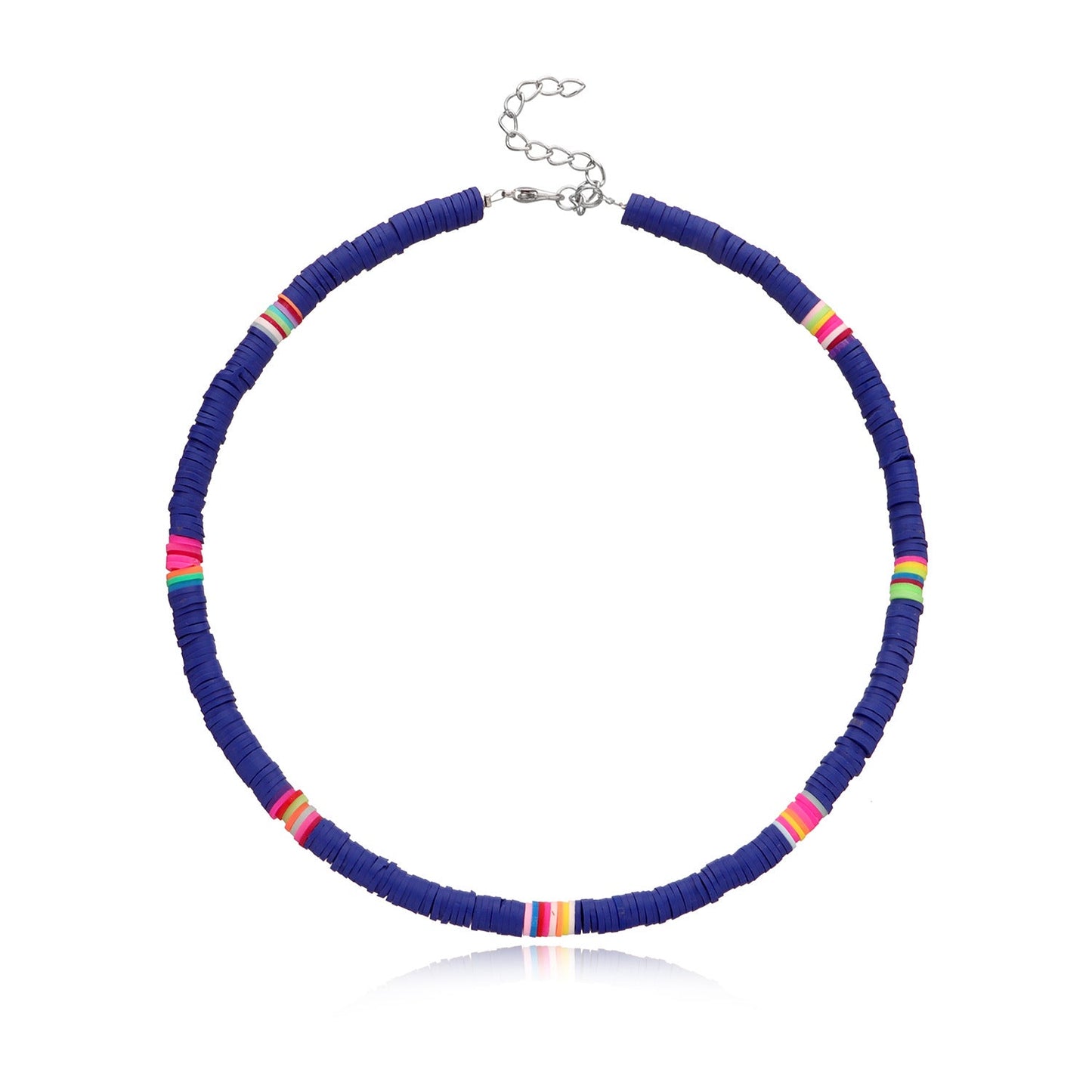Disc Surfer Choker Beach Collar Necklace