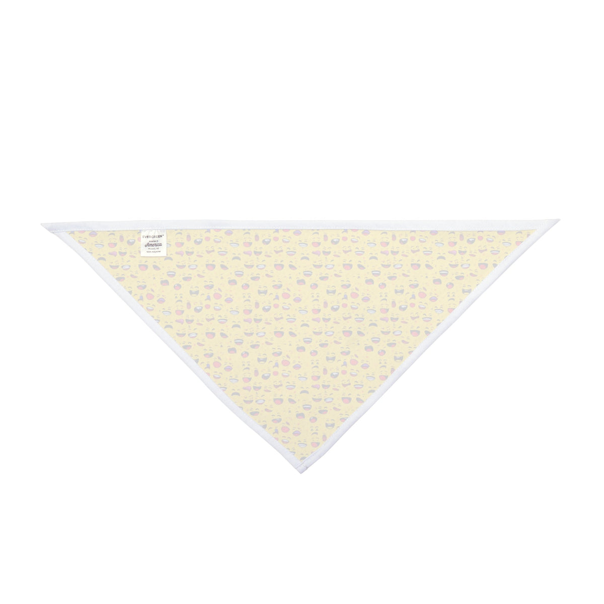 Endless Grins: A Sea of Laughing Faces - Pet Bandana Pet Zen