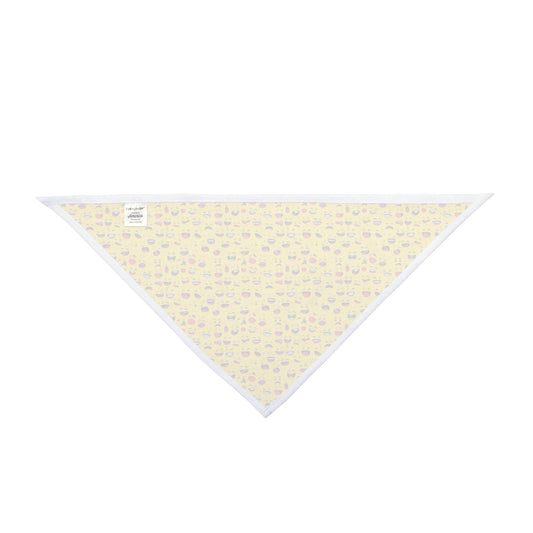 Endless Grins: A Sea of Laughing Faces - Pet Bandana Pet Zen