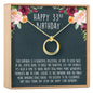 33rd Birthday Necklace, Multiple Styles