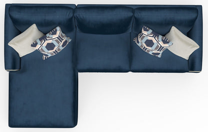 Jetson - Sectional With Comfort Coil Seat Cushions And Included Accent Pillows
