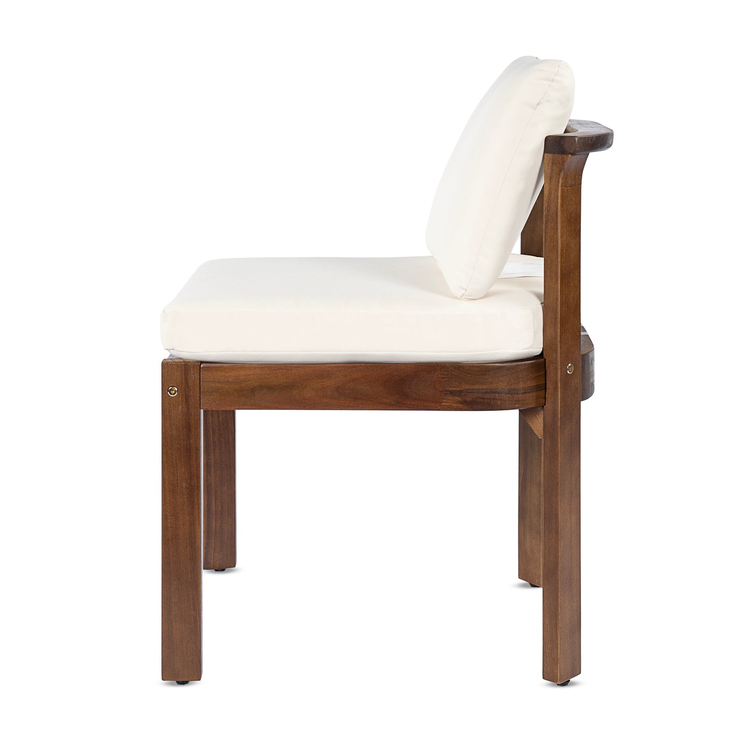 Acacia Wood Outdoor Dining Chair (Set of 2)