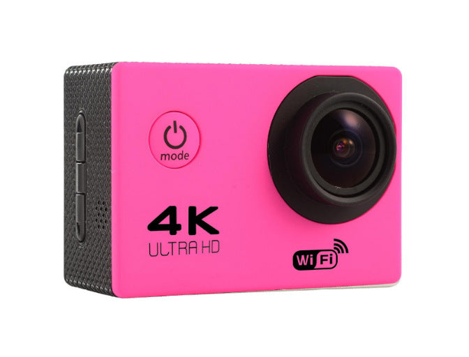 Victure Pink 4K Ultra HD Waterproof Action Camera with Wi-Fi & 2.4G Remote | Professional Mini Sports Cam for Diving, Hiking, and Extreme Adventure