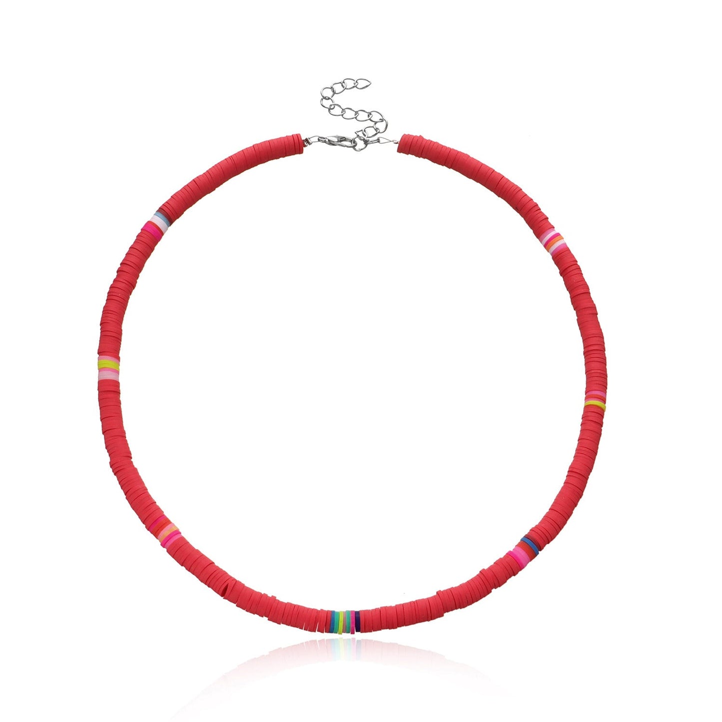 Disc Surfer Choker Beach Collar Necklace