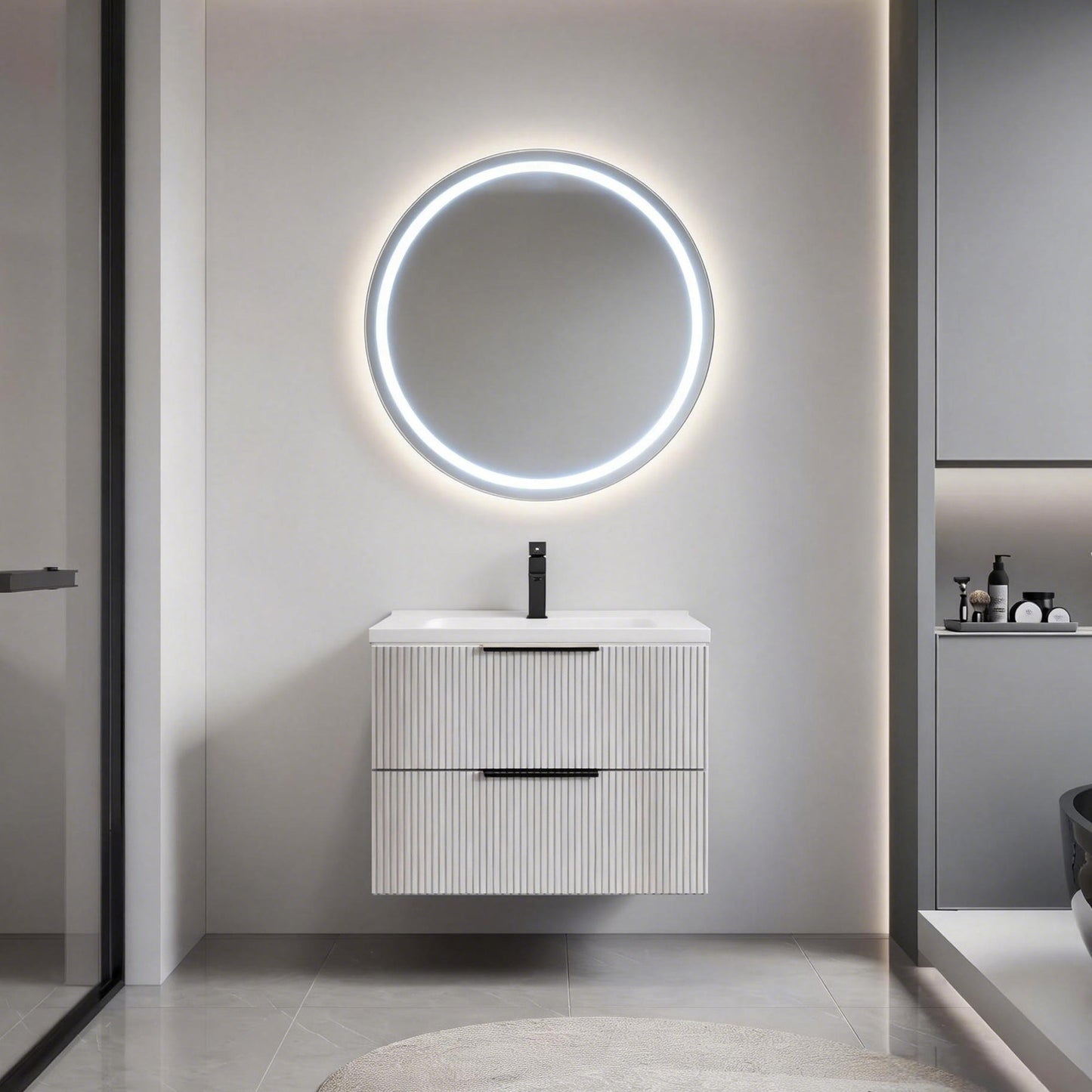 30 Inch Bathroom Vanity Cabinet With Ceramic Sink
