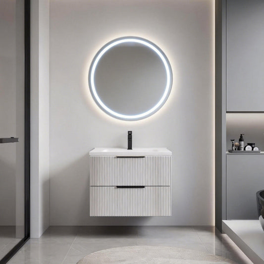 30 Inch Bathroom Vanity Cabinet With Ceramic Sink
