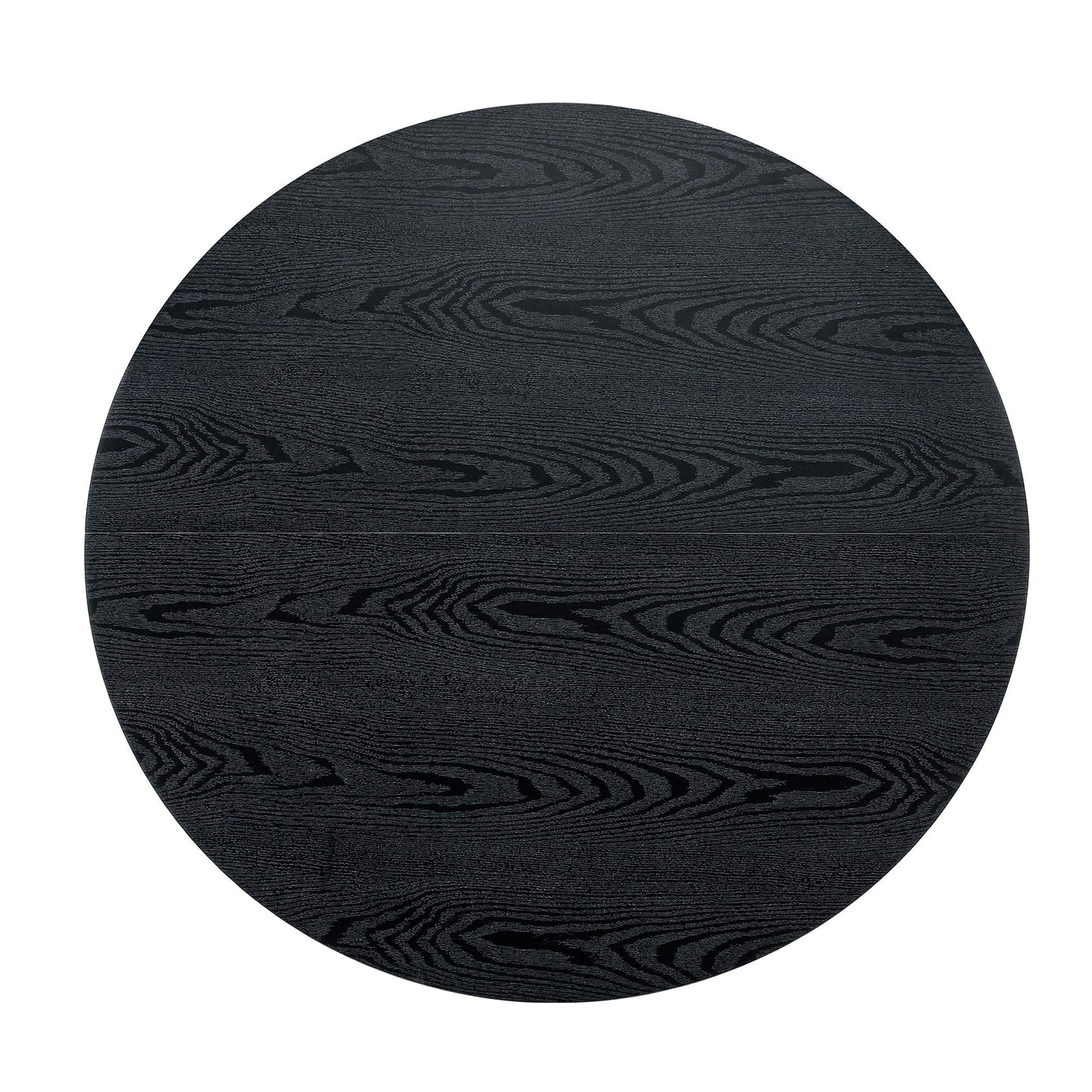 Round Dining Table With Cross Base, Modern Home Furniture