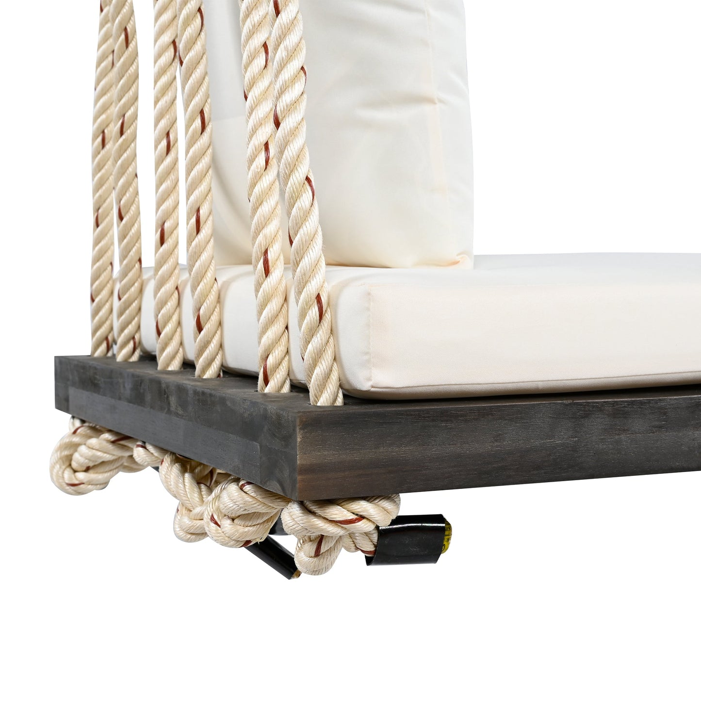 TOPMAX Patio Wooden Swing Chair