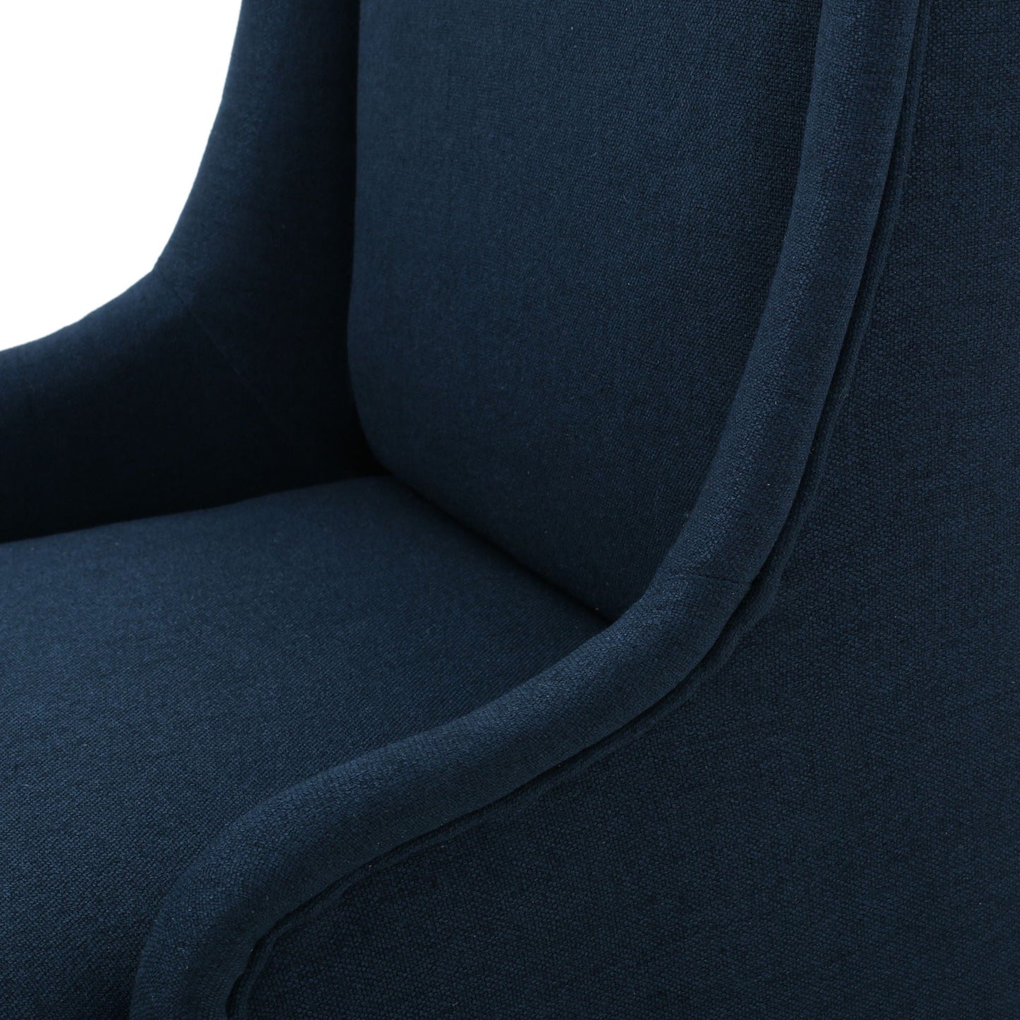 Alight Upholstered Dining Chair With High Back And Birch Wood Legs