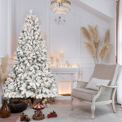 4FT Flocked Christmas Tree with 150 UL Lights