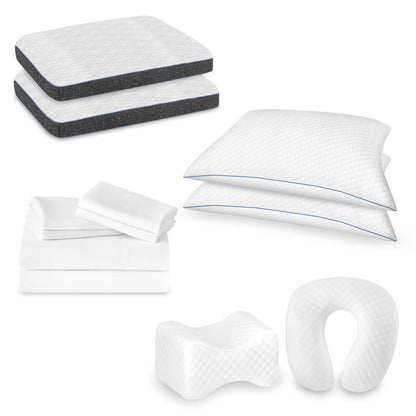Comfort Care - Hybrid Restful Nights Plush Mattress With 12 Piece Comfort Bedding Pack