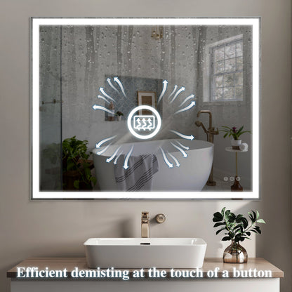 32x40 Inch LED Bathroom Vanity Mirror